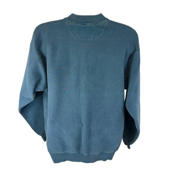 Vintage Galt Sand Retro Crewneck Sweatshirt Size Medium Workout 80s Gym Disco - Picture 2 of 10